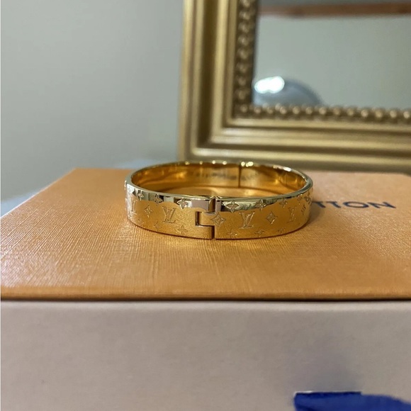 100% Authentic Louis Vuitton Bracelet Gold - Picture 5 of 12